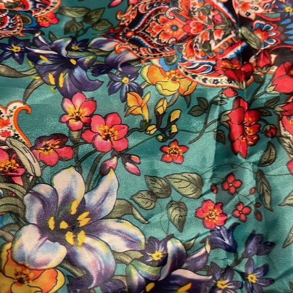 Johnny Was Fold Up Nylon Tote Bag *NWT* - Picture 5 of 6